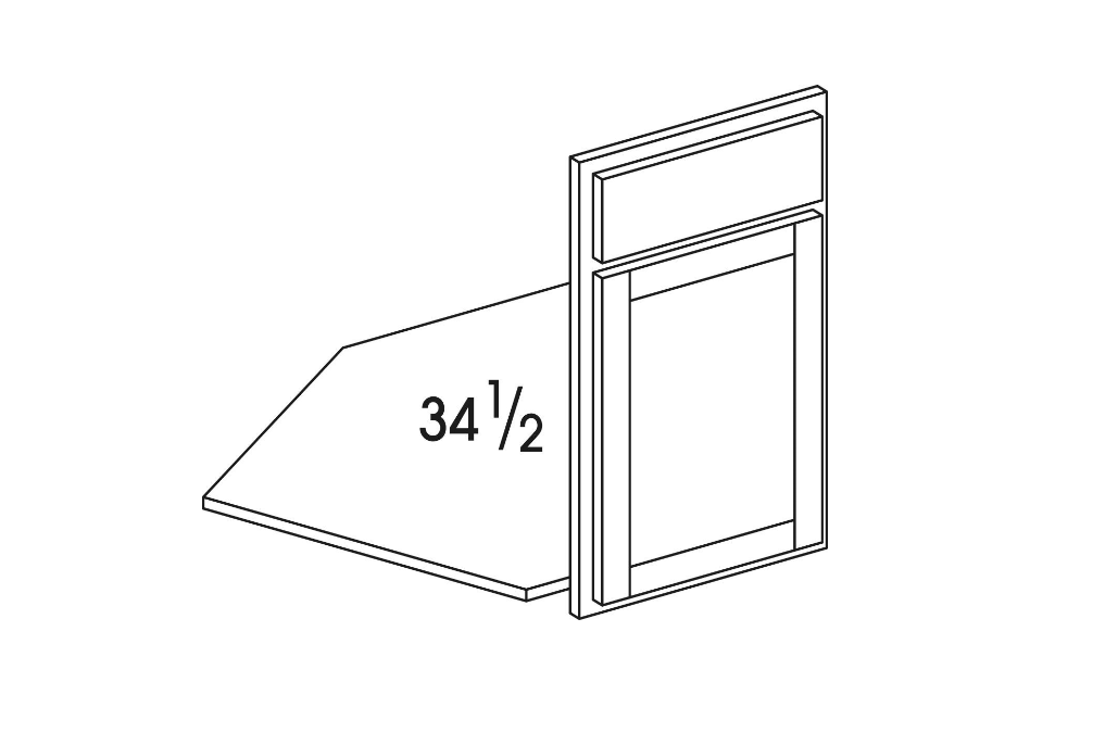 Corner Sink Front & Cabinet Floor