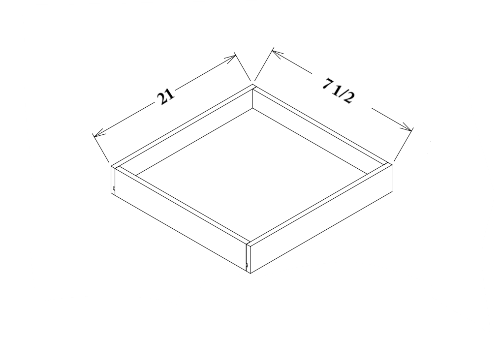 12" Roll Out Tray