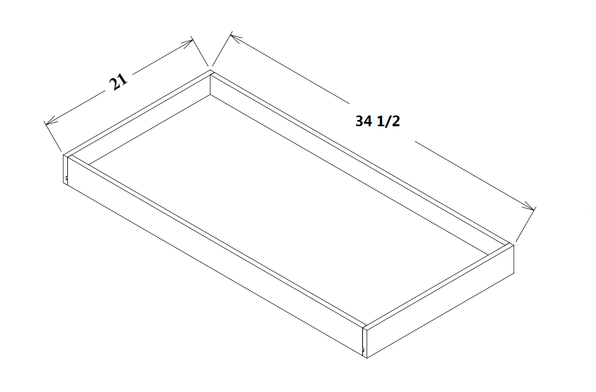 39" Roll Out Tray