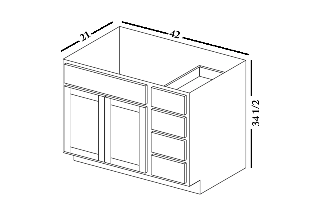 42" Wide