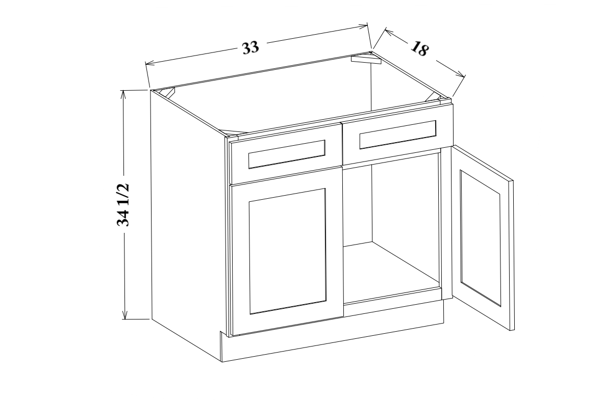 33" Wide