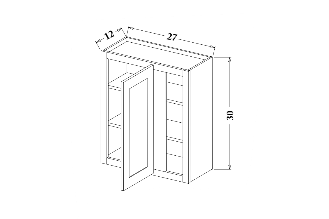 27"/30" Wall Blind Corner Cabinet