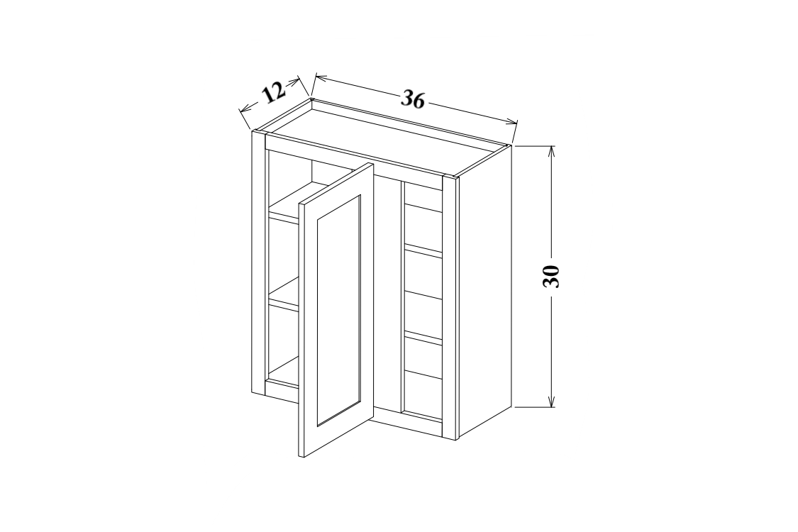 36"/39" Wall Blind Corner Cabinet