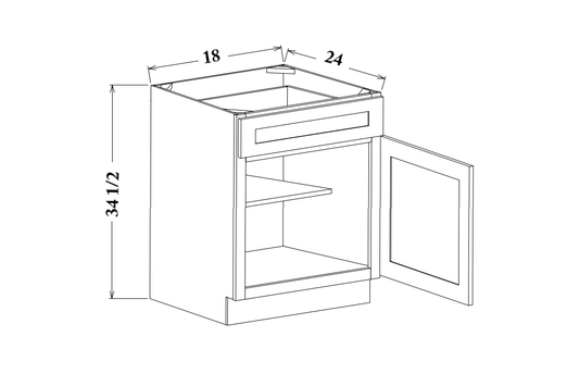 18" Wide Base Cabinet