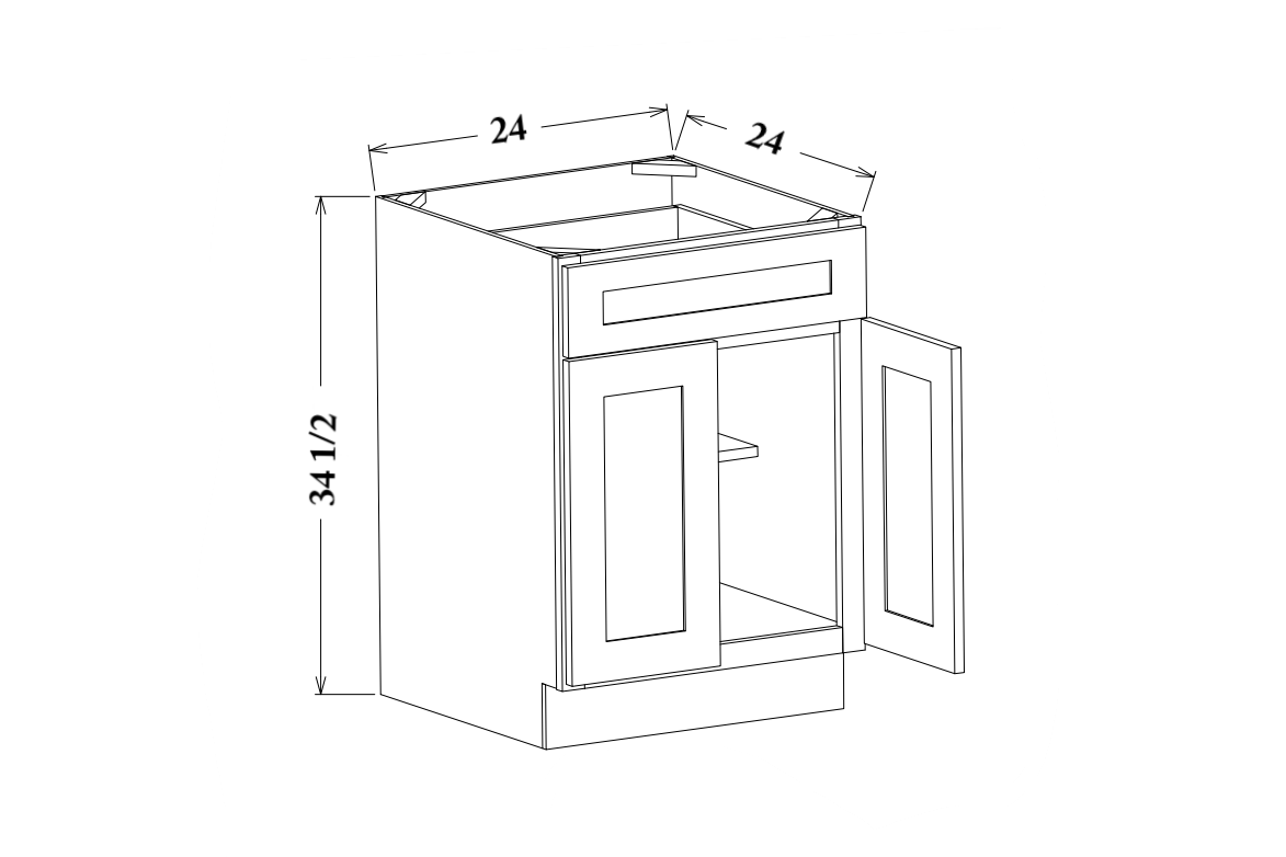 24" Wide Base Cabinet