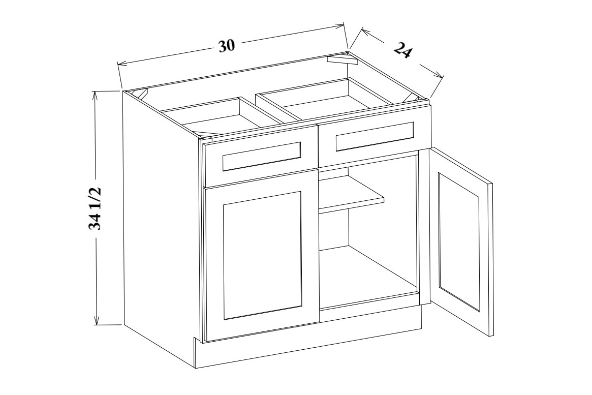 30" Wide Base Cabinet