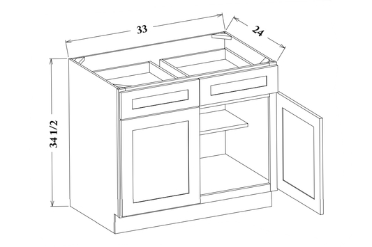 33" Wide Base Cabinet