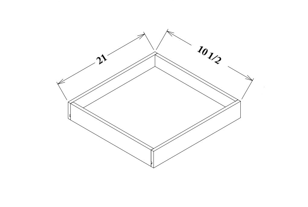 15" Roll Out Tray