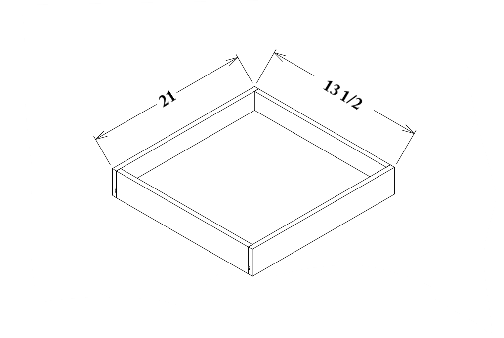 18" Roll Out Tray