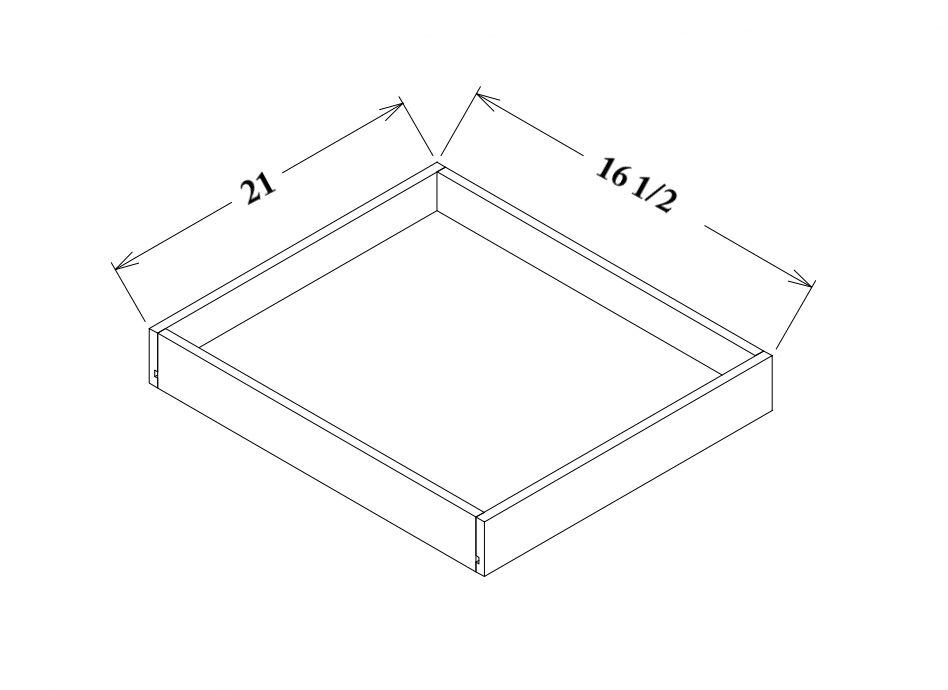 21" Roll Out Tray