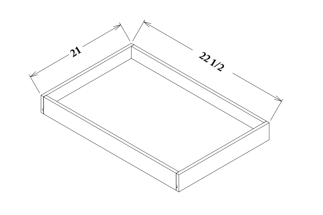 27" Roll Out Tray