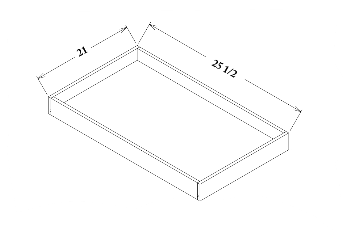 30" Roll Out Tray