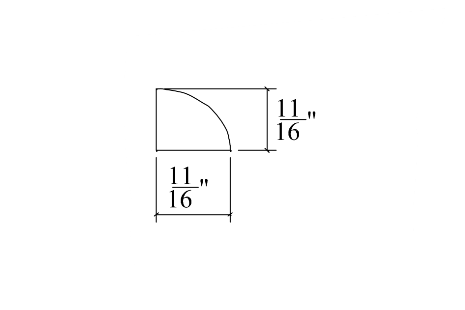 Quarter Round Molding