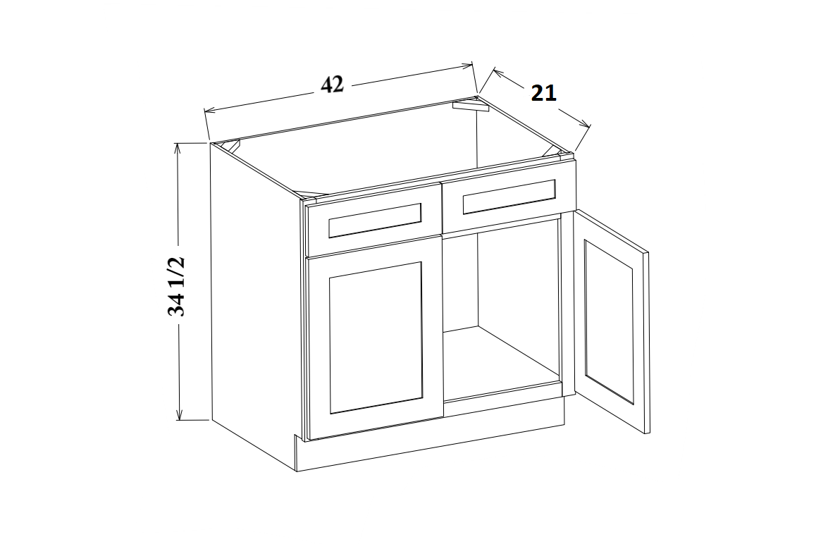 42" Wide Vanity