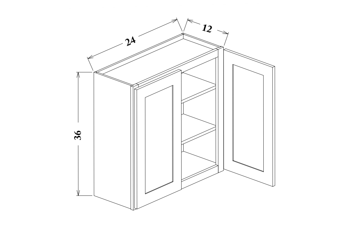 24 Wide X 36 Tall Ready To Assemble Kitchen Cabinets   W2436 Ec87adb2 2100 43c1 8341 3d61204f36f1 